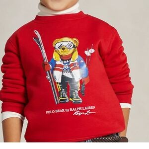 Polo Ralph Lauren Polo Bear Sweatshirt  Sz 4T Boys